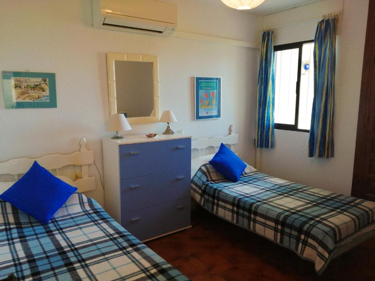 Sea&pool view garden apartment Las Palmeras Nerja Exteriör bild
