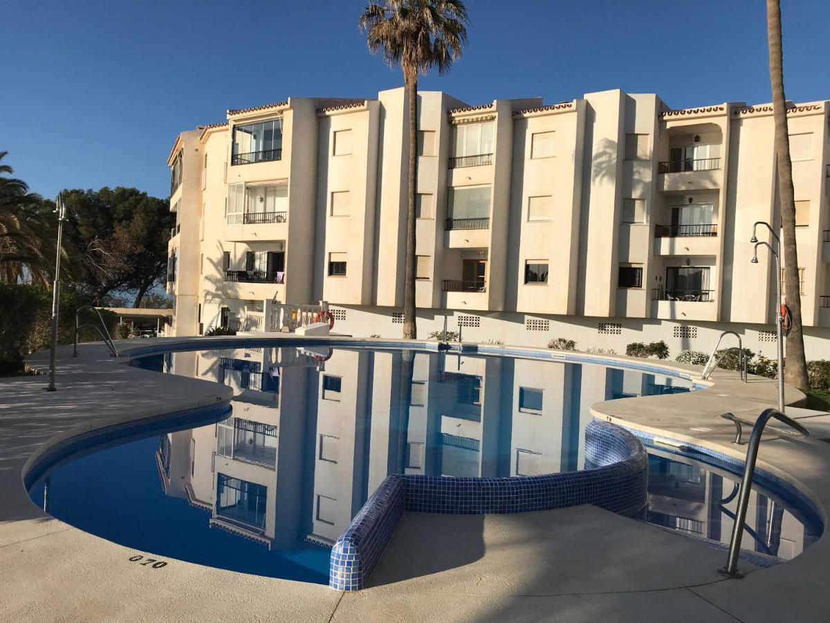 Sea&pool view garden apartment Las Palmeras Nerja Exteriör bild